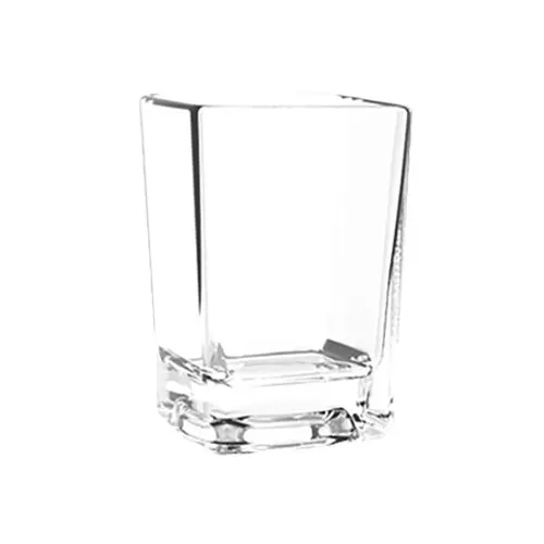 Thunder Group PLTHSG125SC 2.5 oz Square Heavy Base Shot Glass - Clear