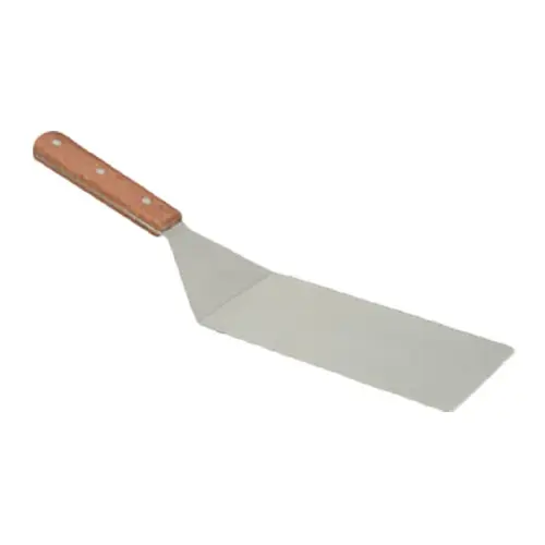 Thunder Group SLTWHT004 15-1/2" Stainless Steel Oversize Blade Turner w/ Wood Handle