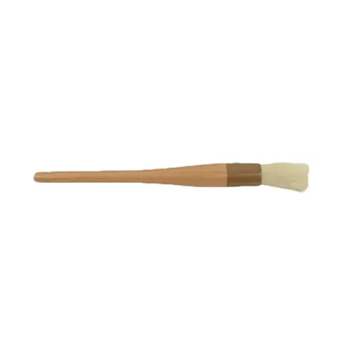 Thunder Group WDPB006 1" Round Pastry Brush w/ Boar Bristles & Wood Handle