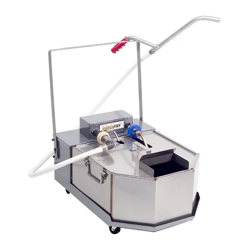 Anets FFM80 GoldenFry 80lb Portable Fryer Filtration Unit with Casters 