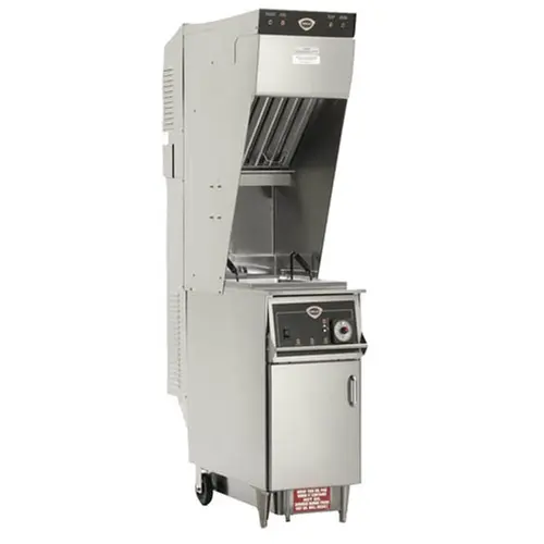 Wells WVAE-55F 55 lb. Electric Ventless Open Fryer With Built In Oil Filter