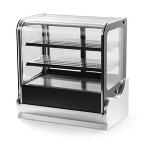 Vollrath 40890 36" Cubed Glass Heated Display Case w/ Front & Rear Access