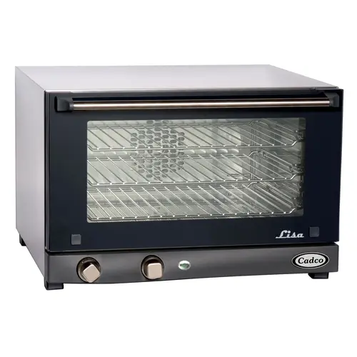 Cadco OV-013 Half Size Electric Commercial Convection Oven Manual Control