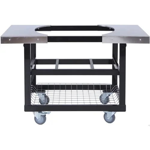 Primo Grills & Smokers PG00370 Cart with Stainless Side Tables for Oval 300 Ceramic Smoker