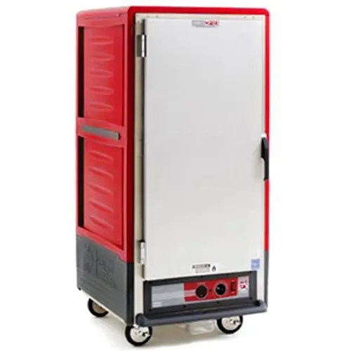 Metro C537-CFS-4 3/4 Mobile Holding/Proofing Cabinet Fixed Wire w/ Solid Door