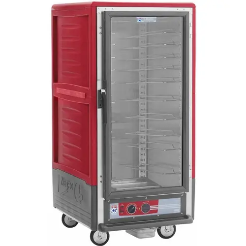 Metro C537-HFC-L 3/4 Height Heated Holding Cabinet w/ Lip Load Pan Slides