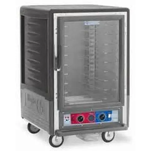 Metro C535-HFC-U-GY 1/2 Height Heated Holding Cabinet w/ Univ. Wire Pan Slides