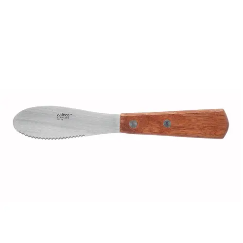 Winco TN713 Sandwich Spreader w/ Wooden Handle
