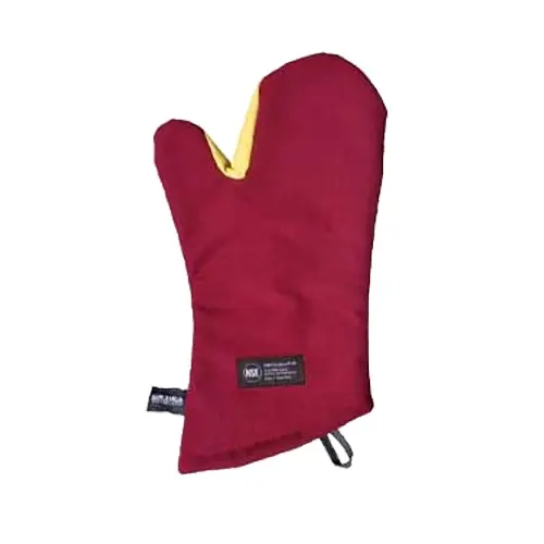 San Jamar KT0212 13" Cool Touch Flame Conventional Oven Mitt