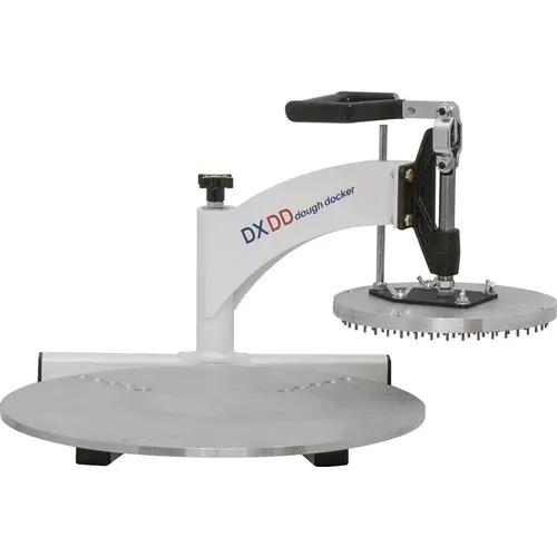 DoughXpress DXDD-10 10" Manual Dough Docking Press Interchangeable 