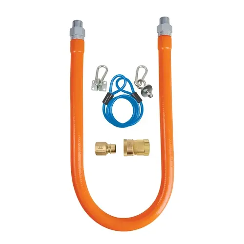 BK Resources BKG-GHC-7524-SCK2 24" Gas Hose Connection Kit #2 - 3/4" Inner Diameter