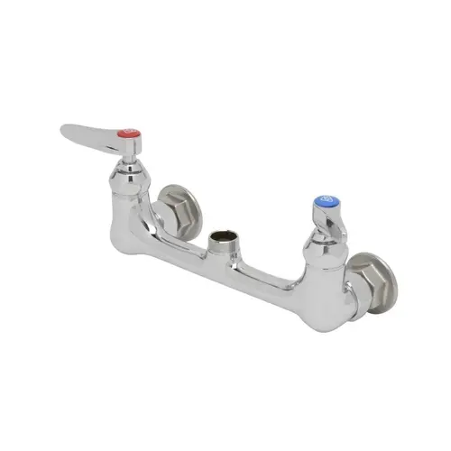 T&S Brass B-0230-CCLN 8" Wall Mount Workboard Faucet w/ Eterna Cartridges