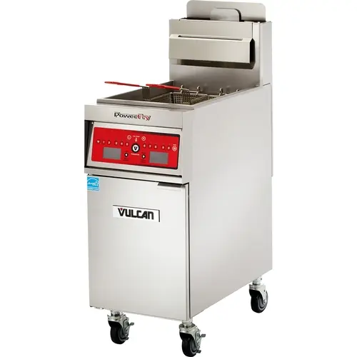 Vulcan 1VK65AF PowerFry5 High Efficiency 65 lb Gas Fryer w/ Filtration