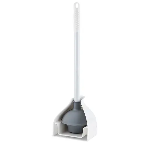 Libman Commercial 598 24" Premium Toilet Plunger with Storage Caddy