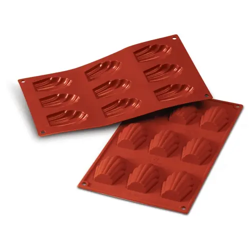 Louis Tellier SF032 SiloconFLEX Non-Stick (9) Madeleine Silicone Mold