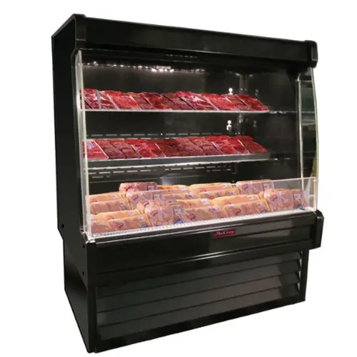 Howard McCray SC-OM35E-4L-B-LED 51"W Low Profile Packaged Meats Open Merchandiser