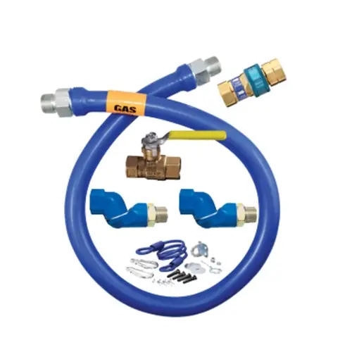 Dormont 1675KIT2S72 72" Double Swivel Max® 3/4" Deluxe Gas Connector Kit 
