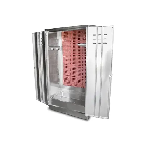John Boos PBMC-224884-X 48" Wide Enclosed Stainless Steel Mat Washing Cabinet