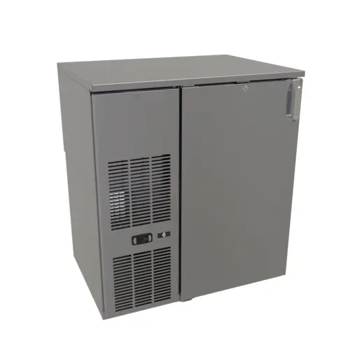 Glastender F1FB32 32" W x 24" D Stainless Steel Bar Profile Glass Froster