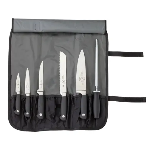 Mercer Culinary Genesis 7-Piece Forged Knife Roll Set - Thumbnail 5