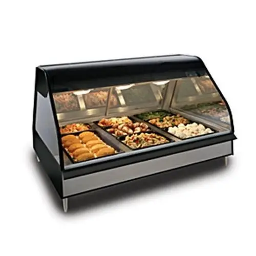 Alto-Shaam ED2SYS-48-BLK Halo 48in Heated Display System Full Service European Base