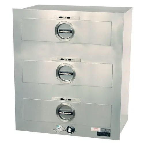 Toastmaster 3C84DT09 Three Drawer Free Standing Warming Drawer 120v