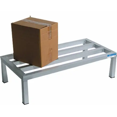 BK Resources BK-ADR-6020-12 Commercial 60" x 20" Aluminum Dunnage Storage Rack
