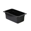 Thunder Group 1/4 Size Food Pan - Black - PLPA8144BK 