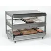 Nemco 36in Slanted Heated Display Merchandiser 2 Shelves 120v - 6480-36S 