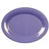 Thunder Group 9.5inx7.25in Purple Oval Melamine Platters - 1dz - CR209BU 
