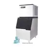 IceTro 551lb Ice Machine Half Cube & 440lb 30in Ice Storage Bin - IM-0550-AH + IB-044 