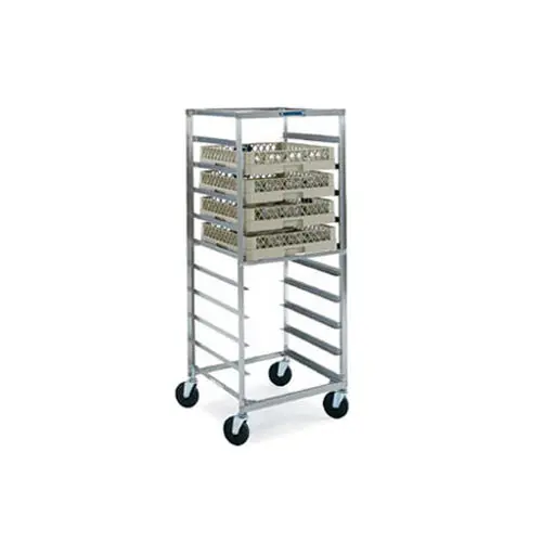 Lakeside 198 Stainless Steel Glass & Cup Rack Transport Cart