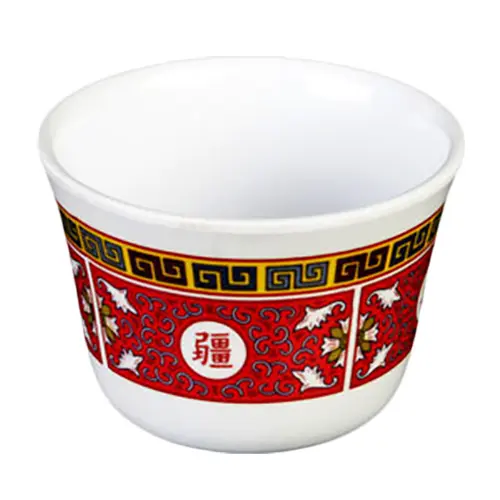 Thunder Group 9152TR 5 oz Longevity Pattern Melamine Tea Cup - 1 Doz - Bild 1 von 1