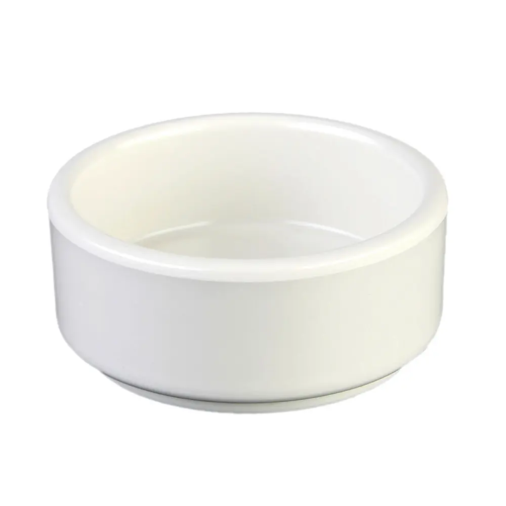 Thunder Group ML350B1 2 oz Bone Smooth Melamine Ramekin - 1 Doz