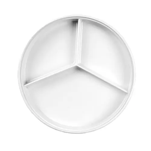 Thunder Group 8-1/4" Diameter NuStone White Melamine Divider Server -1 Doz