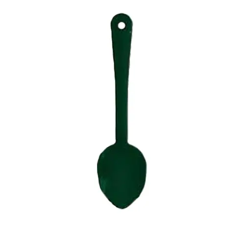 Thunder Group PLSS211GR 13" Solid Green Polycarbonate Serving Spoon - 1 Doz