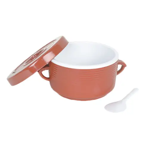 Thunder Group T-111 64 oz Plastic Rice Container with Lid & Spoon