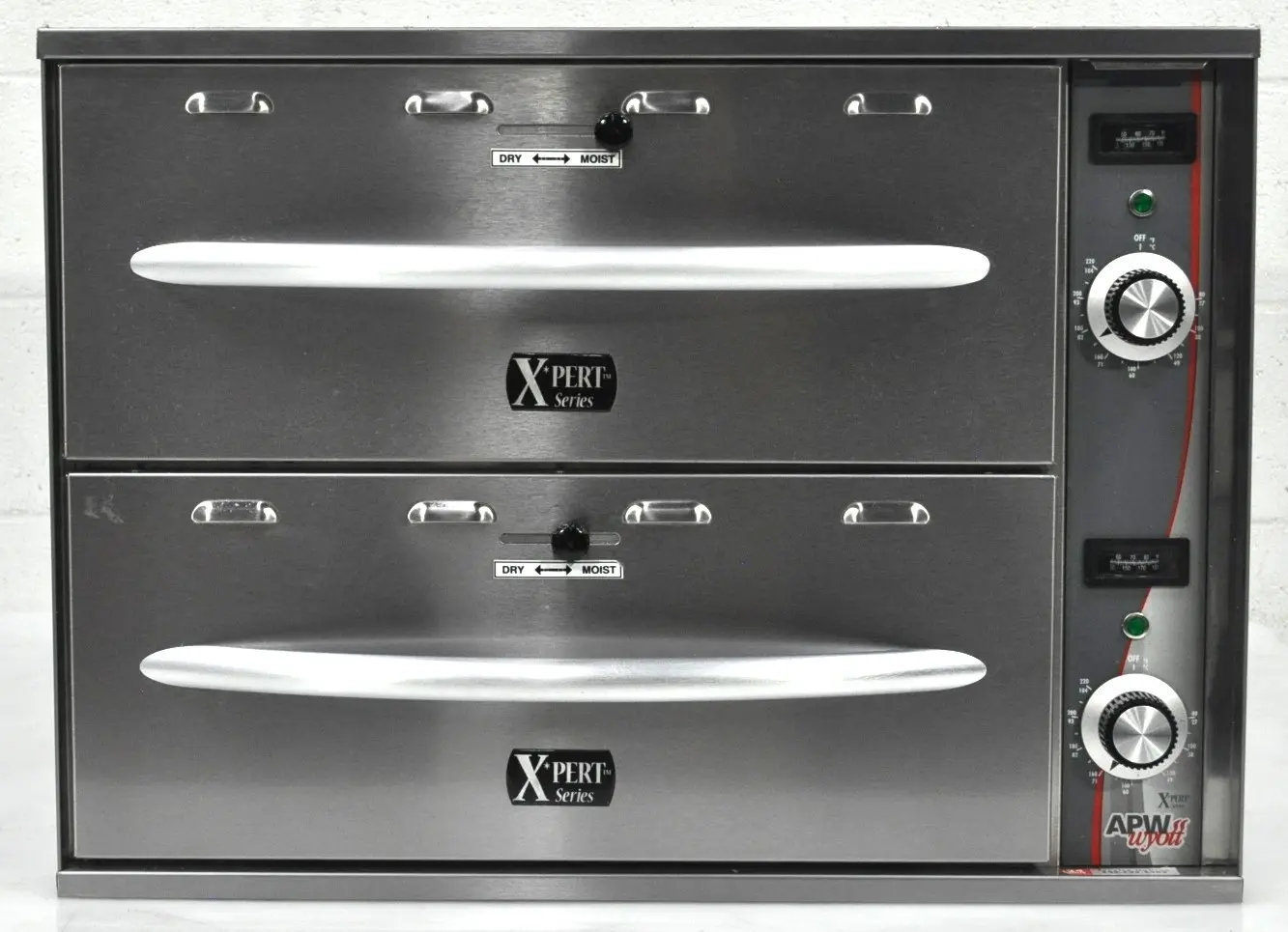Used APW Wyott HDDI-2 X*PERT Countertop Double Drawer Holding Food ...