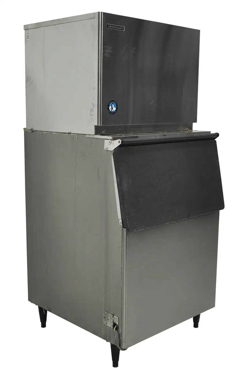 Used Hoshizaki KMD-460MAH 460 lb/24 Hrs Crescent Ice Maker w/ Bin