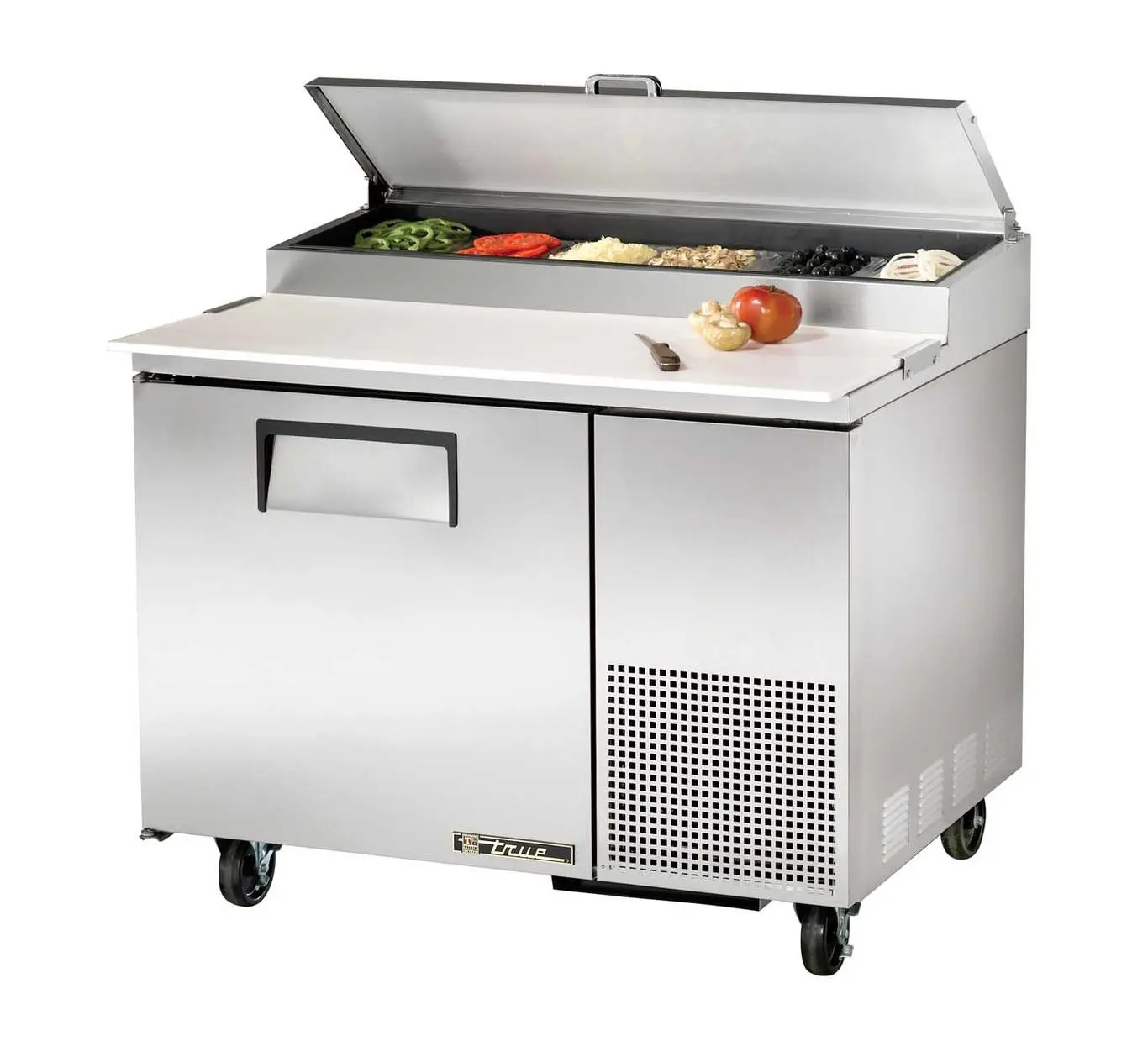 True TPP-AT-44-HC 11.4 Cu.Ft S/s Pizza Prep Cooler W/ Cutting Board