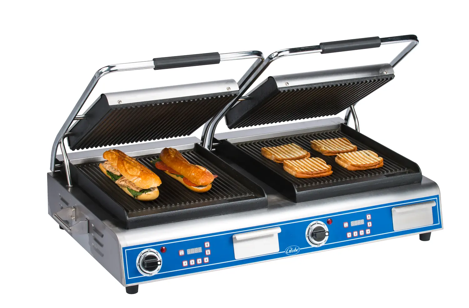 Globe GPGDUE14D Sandwich/Panini Grill Double