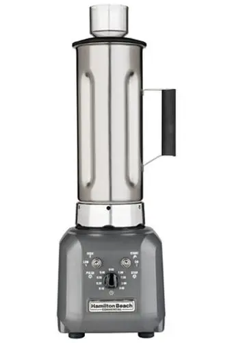 Hamilton Beach HBF400 64oz Stainless Food Blender 1 HP w/ Timer 2