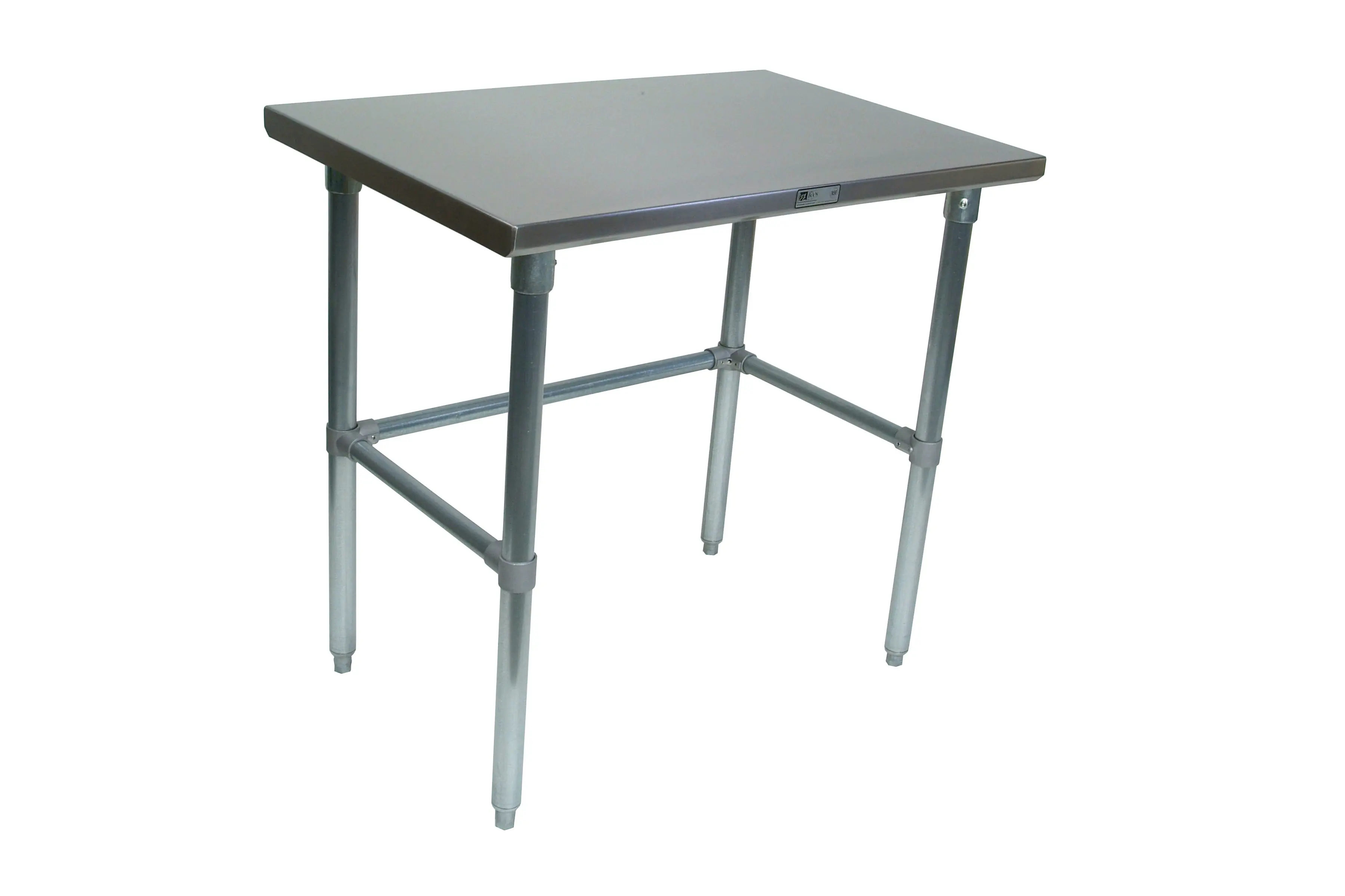 John Boos ST6-3030GBK-X Stainless 30" x 30" Work Table 16 Gauge ...