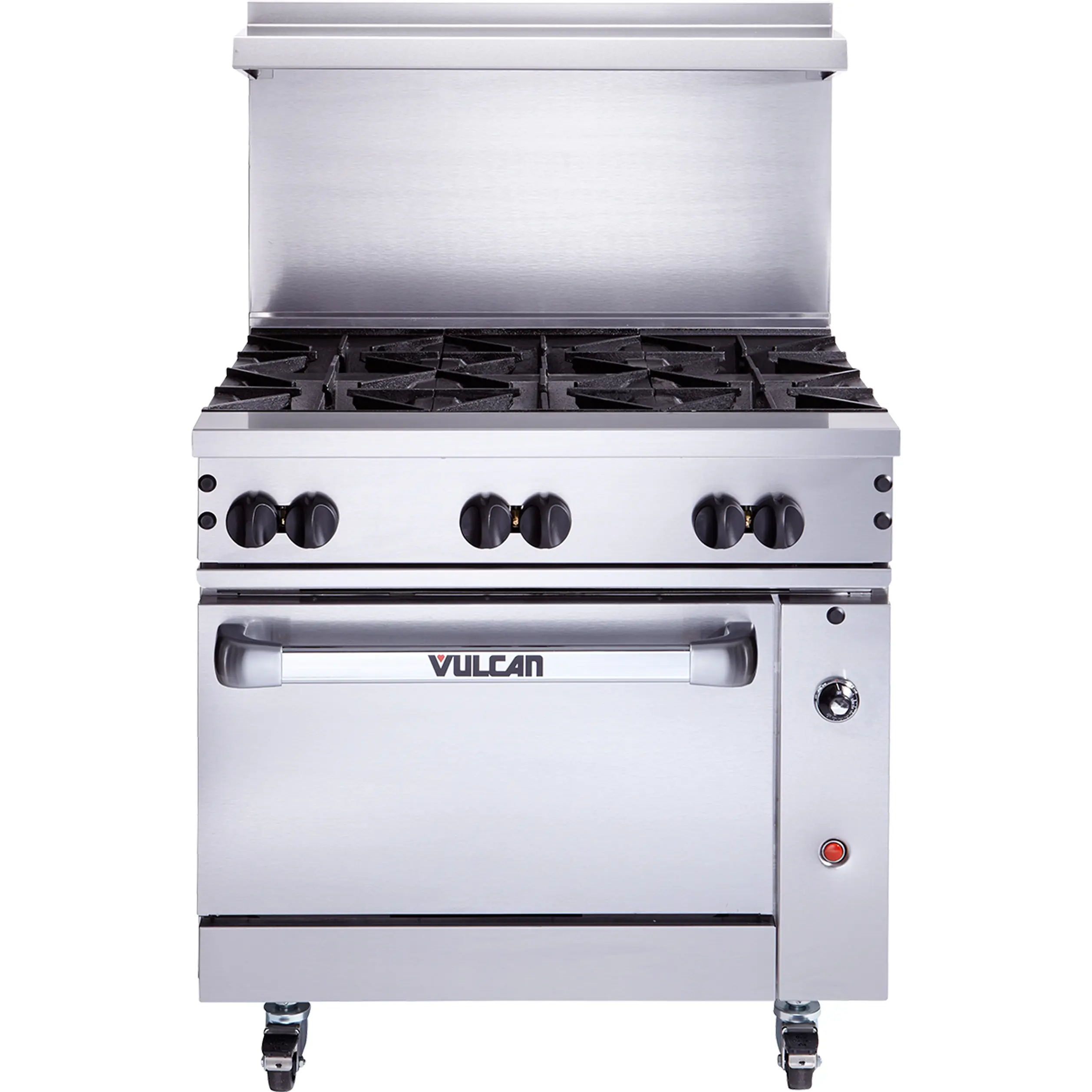 New 36 Range 12 Griddle 4 Burners 1 Full Oven Stove Salamander Top  Natural Gas Free Shipping