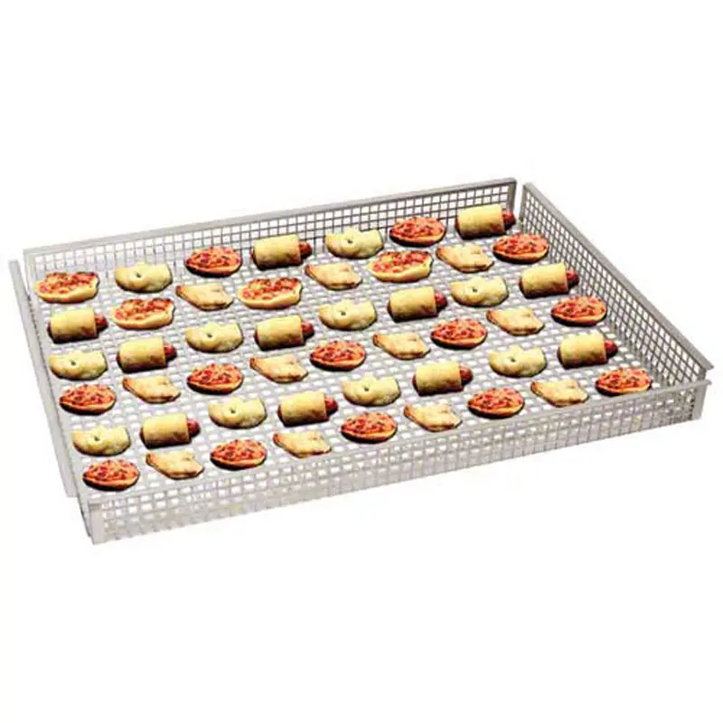 Cadco COB-Q 1/4-Size Stainless Steel Oven Basket