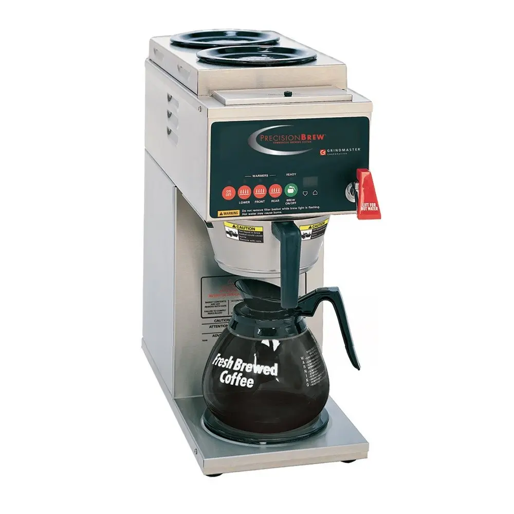 Coffee Maker Pourover Commercial with 2 Warmers and Toggle