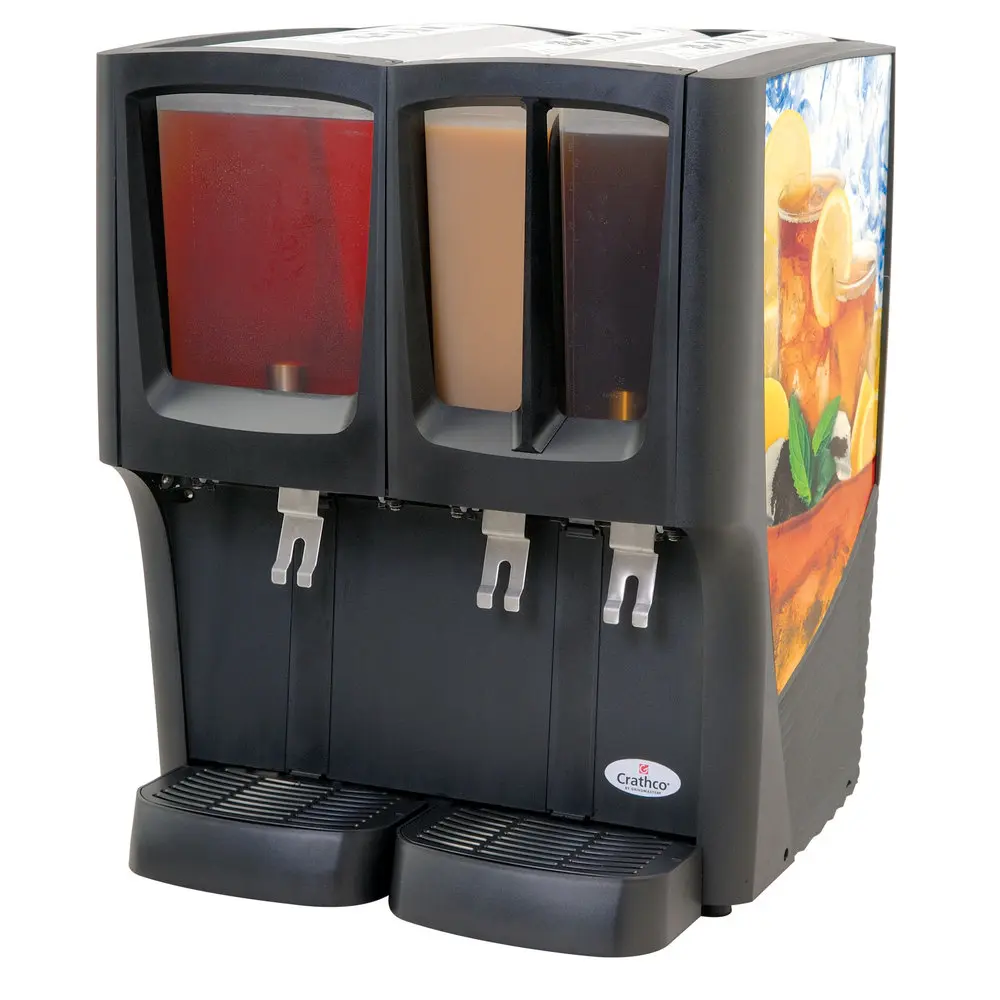 CRATHCO CS-1D-16 REFRIGERATED DRINK JUICE LEMONADE DISPENSER W/ 4 3/4 GAL  BOWL