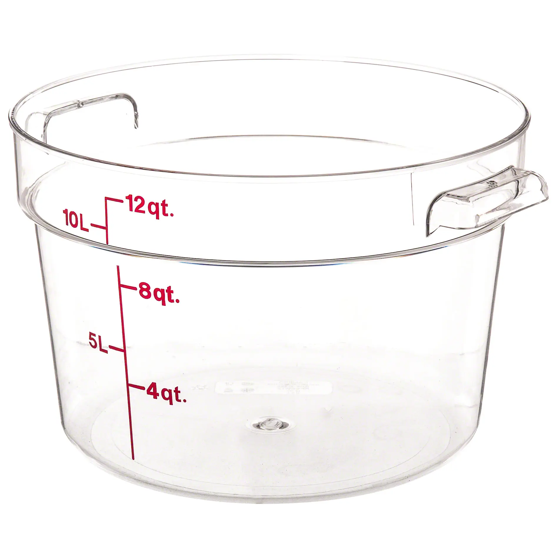 Cambro RFSCW12135 Camwear® Storage Container Round 12 Qt.