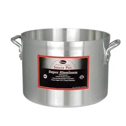 Winco 20 Qt. Aluminum Stock Pot Steamer Basket