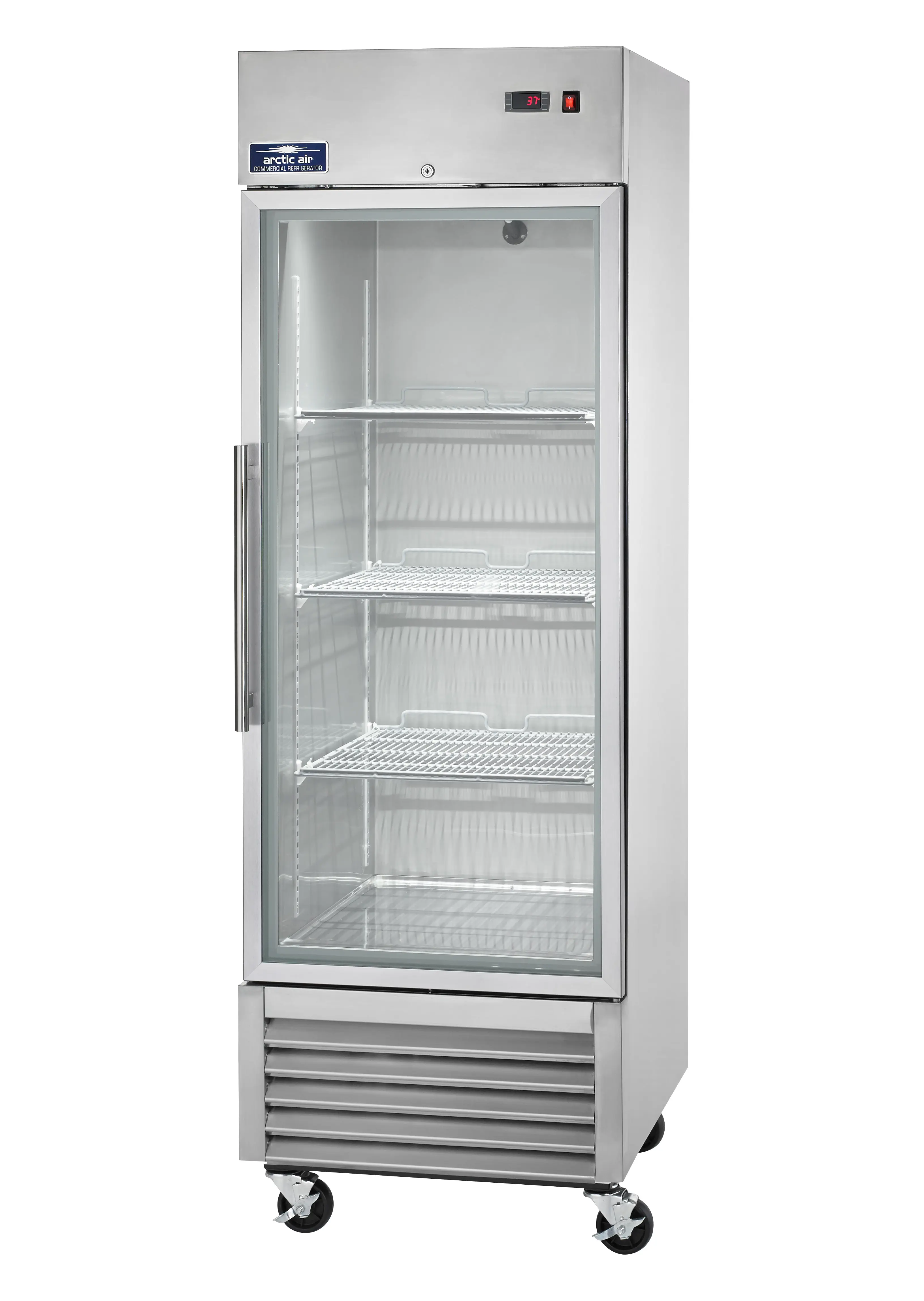 Arctic Air AGR23 23CuFt Single Glass Door Reach-In Refrigerator